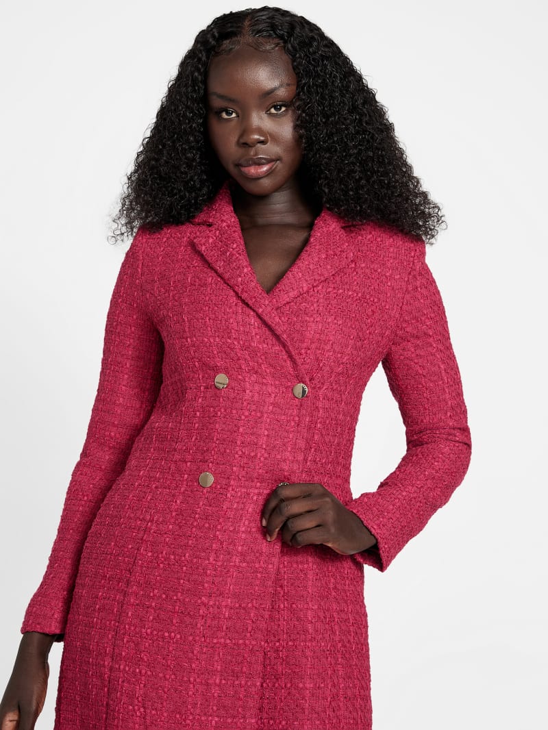Factory Zoe Double breasted Coat Pink XS