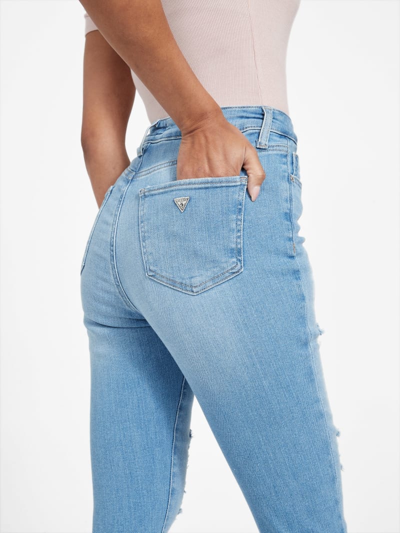 Eco Camila Destroyed Skinny Jeans | GUESS Factory