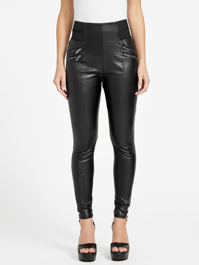 Kenny Faux-Leather Leggings | GUESS Factory