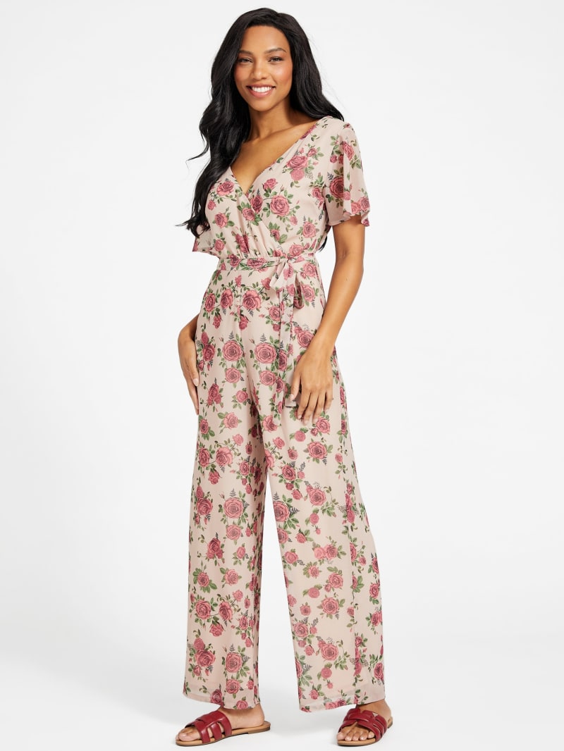 Noel Floral Jumpsuit | GUESS Factory Ca