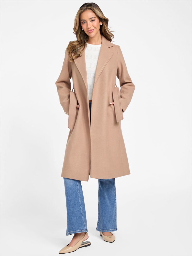 Factory Adrianne Wool blend Coat Beige XL