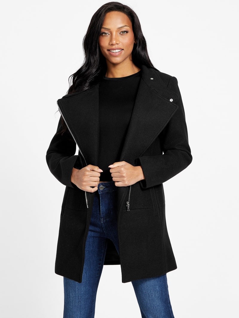 Kate Wool-Blend Coat | GUESS Factory