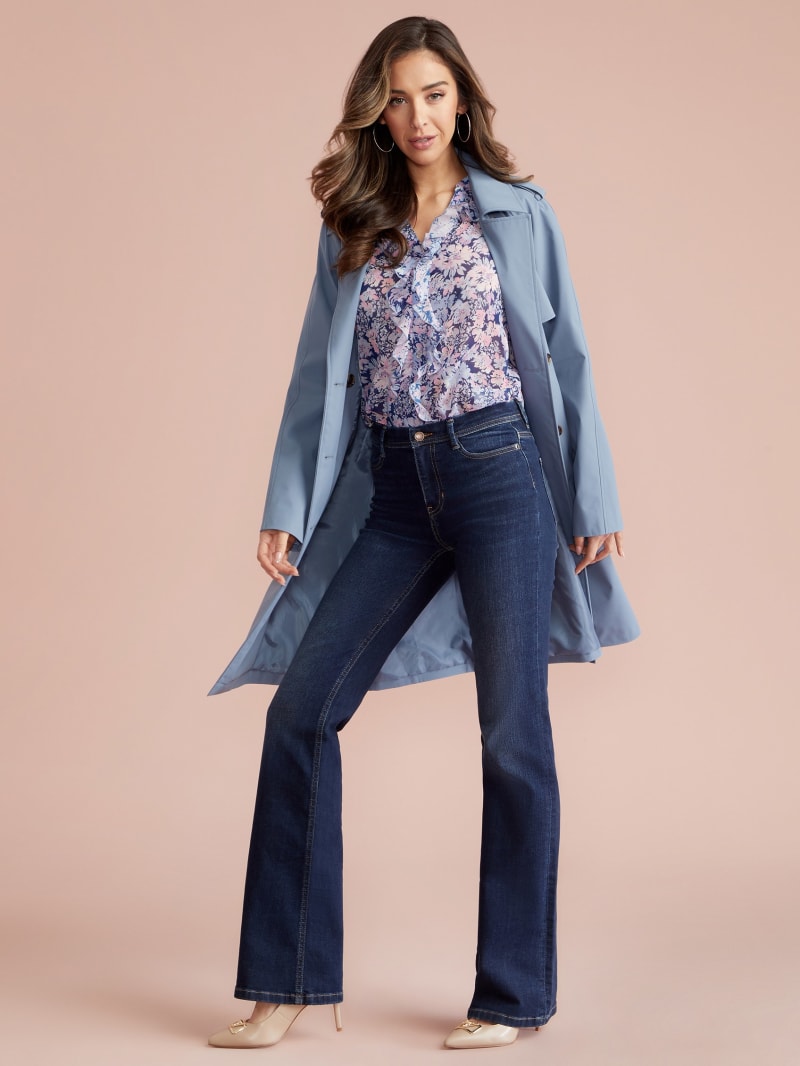 Navy Polka Dot Halterneck Chiffon Top | Co-ords
