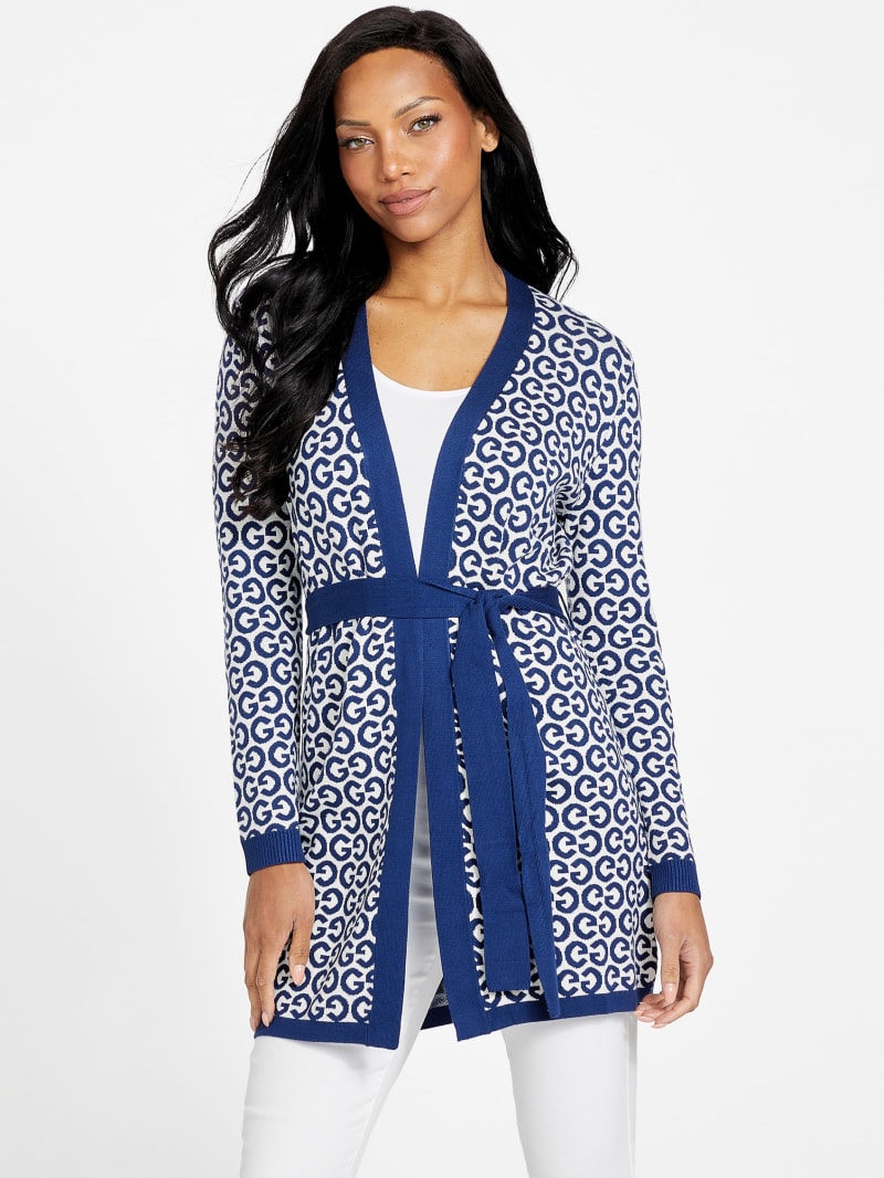 COMPACT LOGO KNIT CARDIGAN