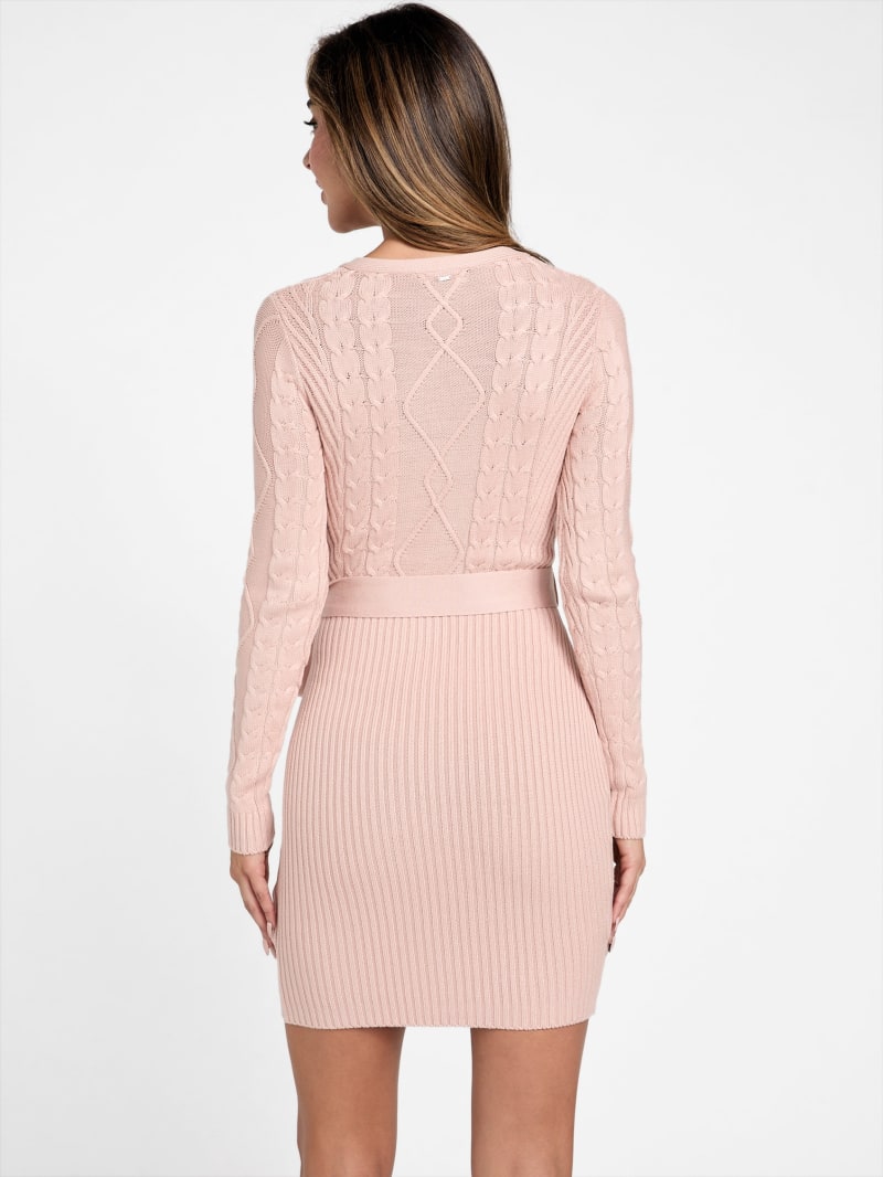 Aria Cable-Knit Dress | GUESS Factory