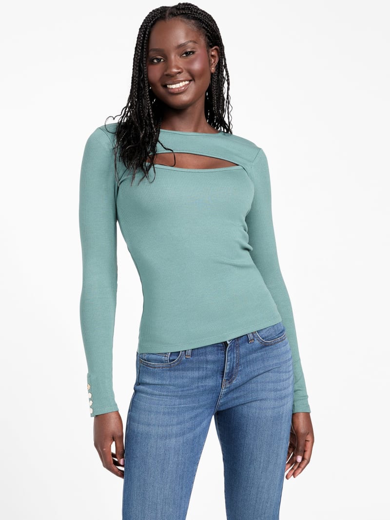 Emersyn Cutout Top GUESS Factory Ca