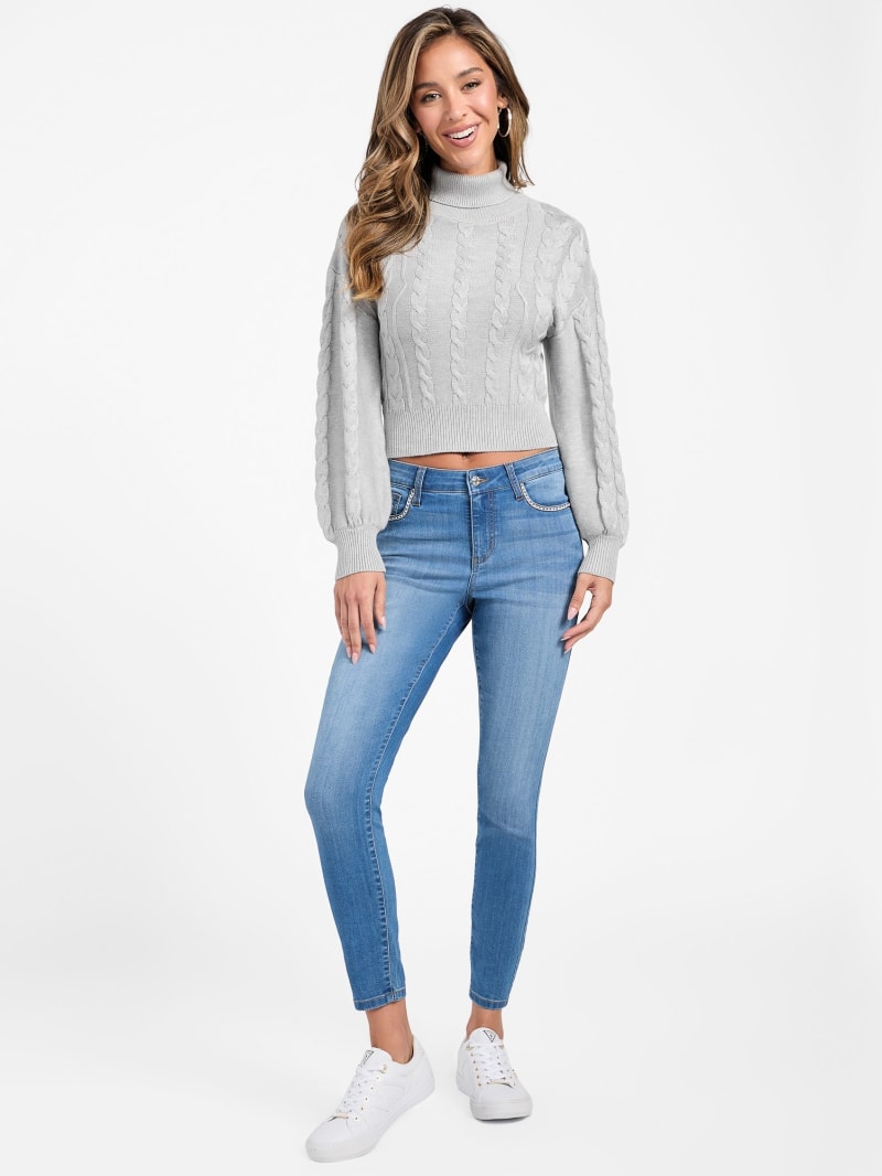 Vivian Cable Knit Sweater | GUESS Factory