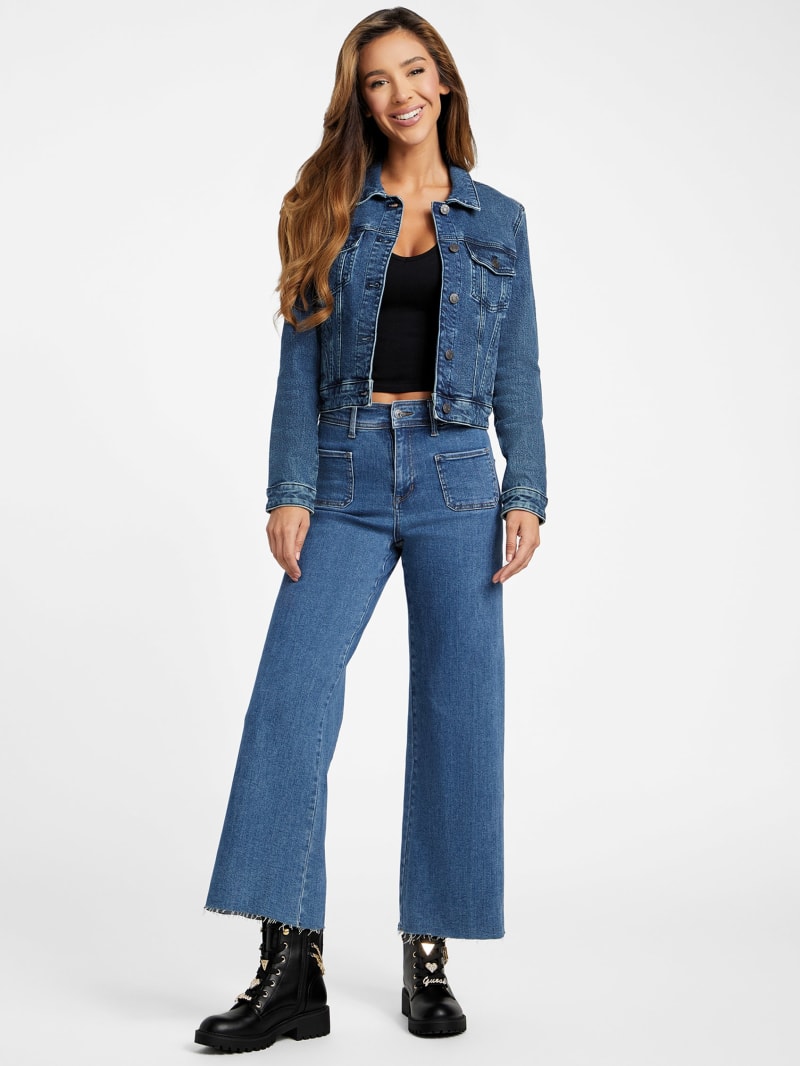 Sandrina High-Rise Wide-Leg Jeans | GUESS Factory