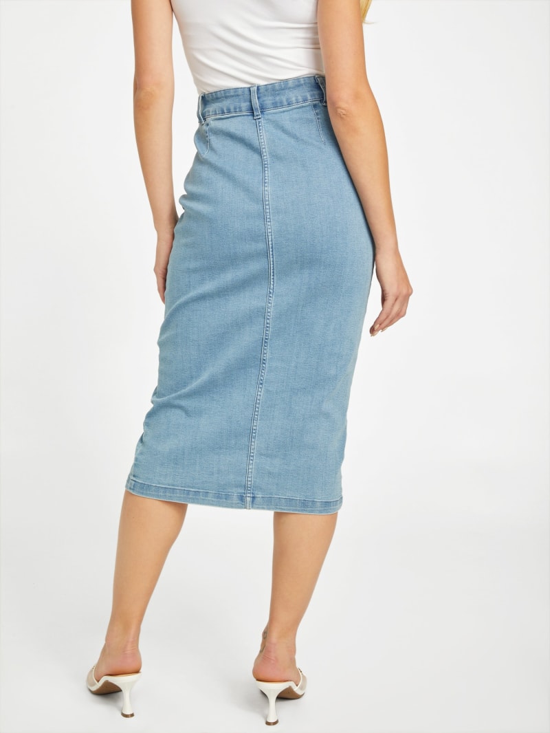 Guess naomi denim pencil skirt shop