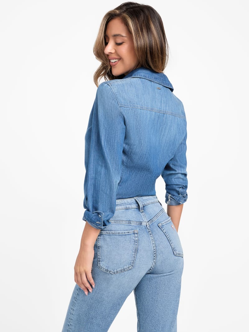 Samy Denim Shirt | GUESS Factory Samy Denim Shirt | GUESS Factory