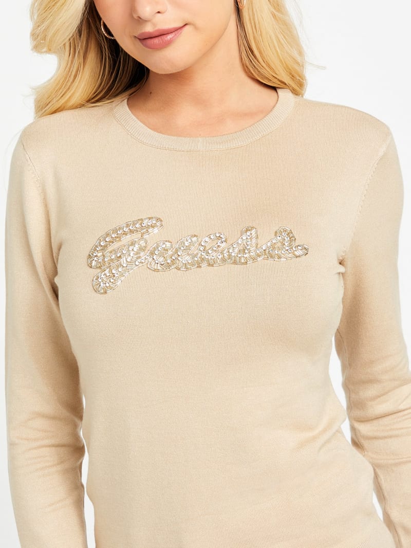 Frieda Logo Sweater | GUESS Factory