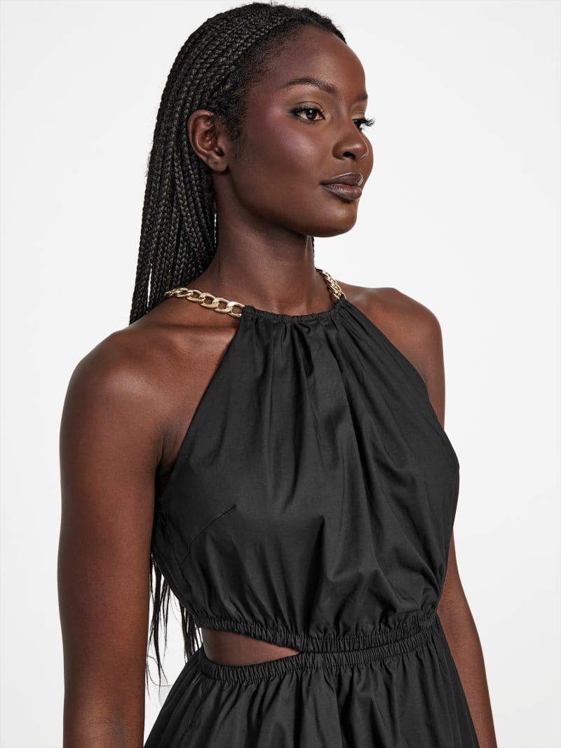 ユーモレスク chelsea collar dress シルク100% ブラック ユーモレスク chelsea collar dress シルク100% ブラック 2024A/W