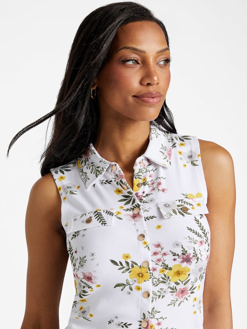 Ibiza Printed Top | GUESS Factory