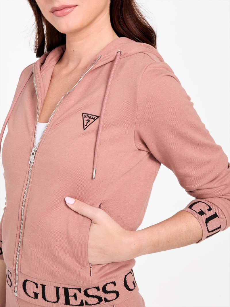 Alessia Full-Zip Logo Hoodie