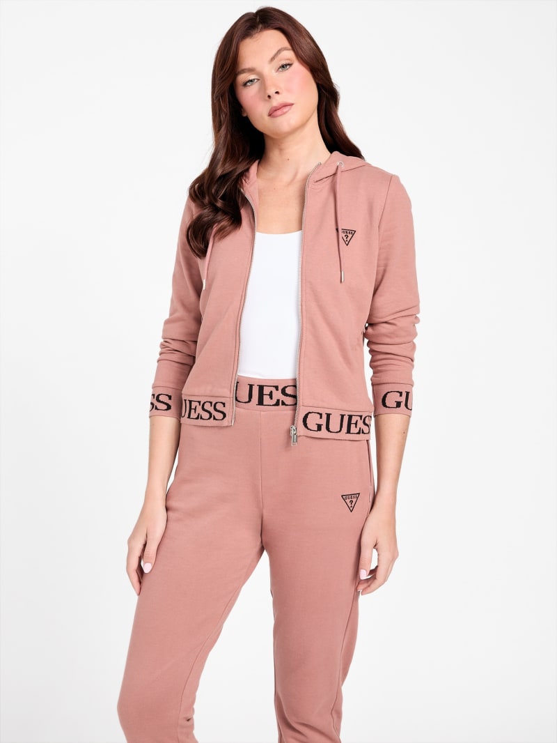 Alessia Full-Zip Logo Hoodie