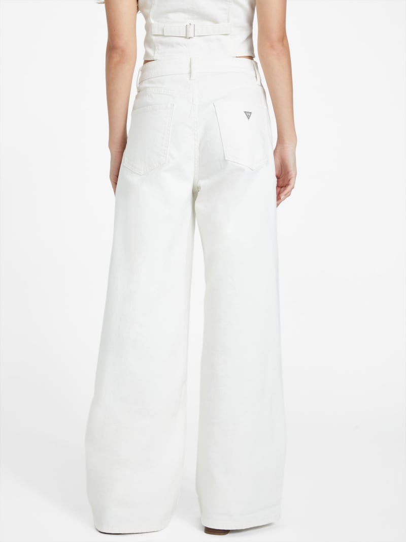 Maya Wide-Leg Denim Jeans | GUESS Factory
