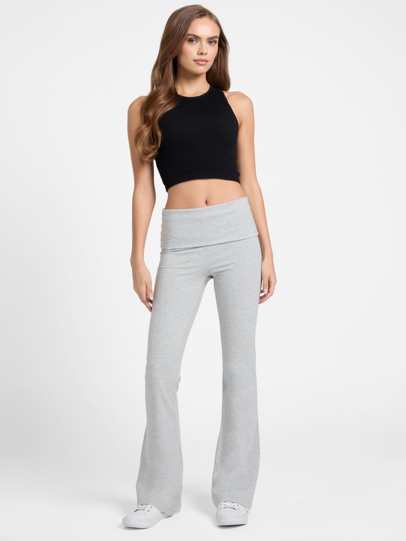 Veronica Foldover Flare Leggings | GUESS Factory