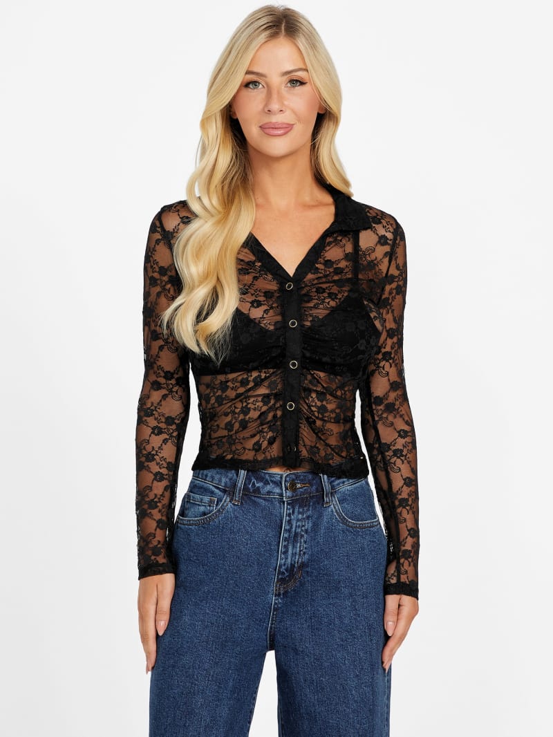 Merrie Lace Top | GUESS Factory Ca
