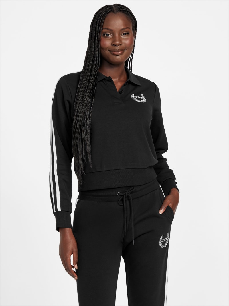 Missy Active Terry Polo Sweatshirt