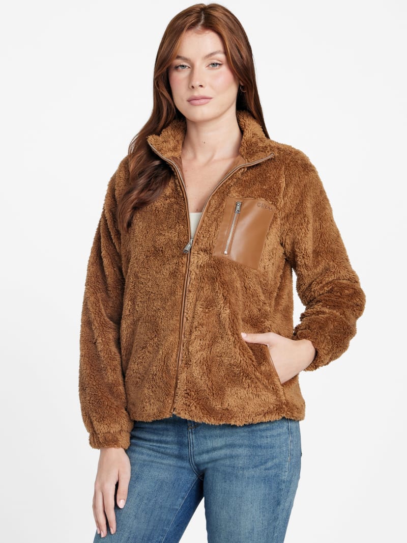 Fatima Teddy Zip Sweatshirt