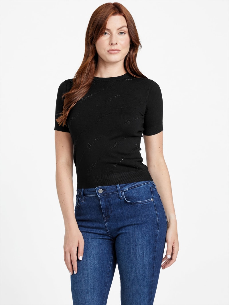 シーチキン5585 Eco Peggy Sweater Top | GUESS Factory
