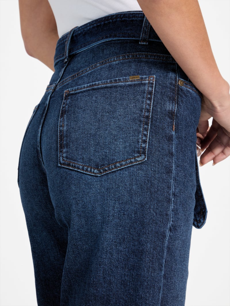 Clover Belted Wide-Leg Jeans