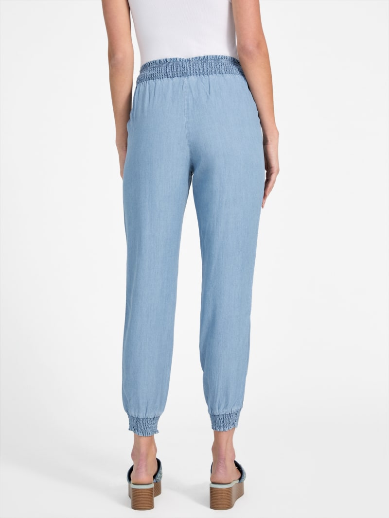 Harper Chambray Joggers | GUESS Factory Ca