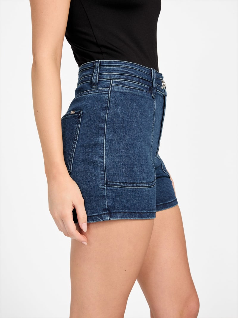 Dahlia High-Rise Denim Shorts | GUESS Factory