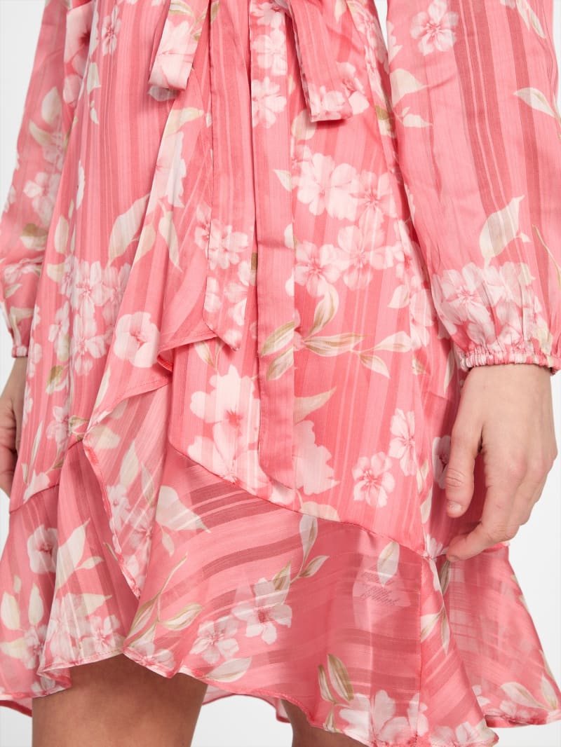 Sidel Printed Wrap Dress | GUESS Factory