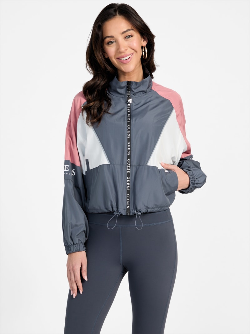 Leena Windbreaker Jacket | GUESS Factory