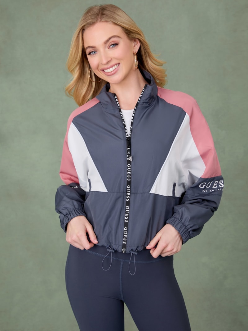 Leena Windbreaker Jacket | GUESS Factory