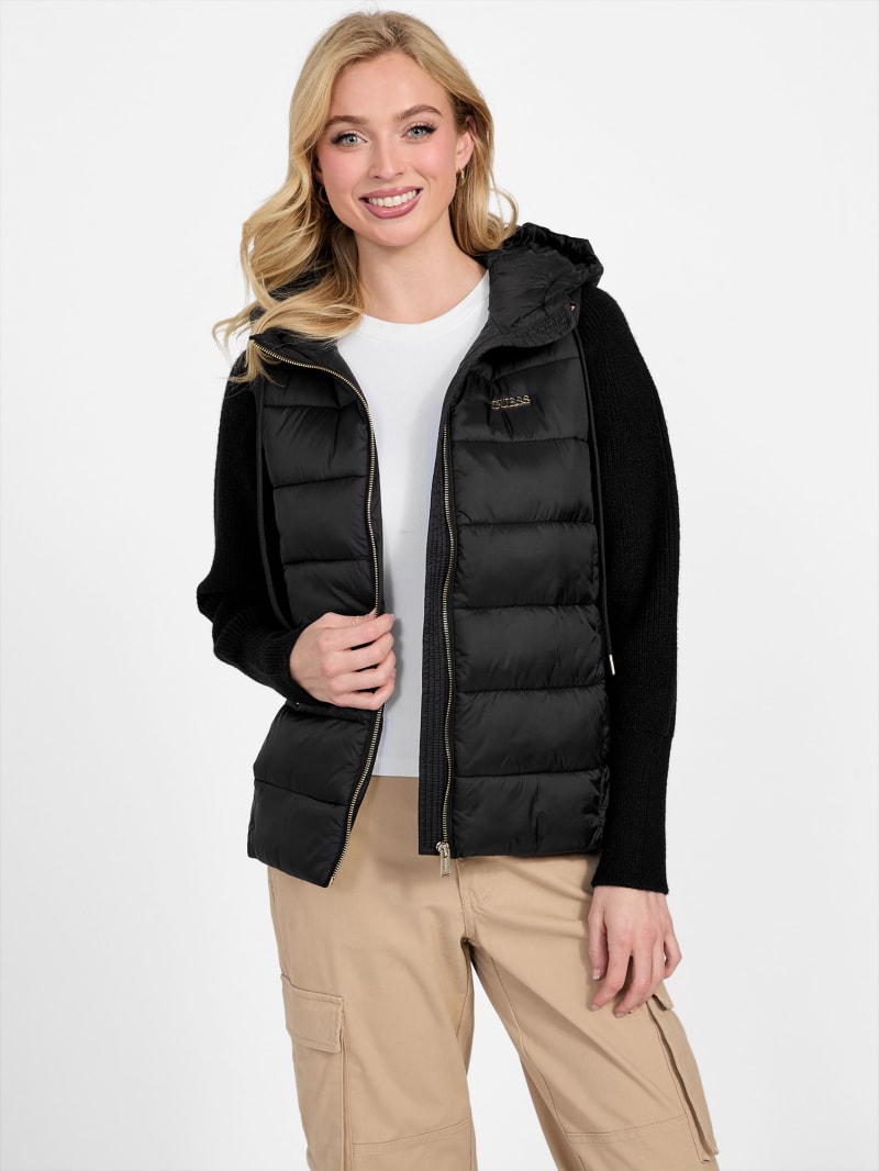 早割クーポン！ Hooded Stephany Puffer Factory GUESS | Jacket ジャケット・アウター