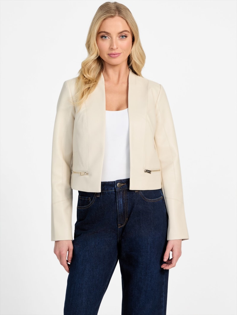 Louisa Faux-Leather Cover Up