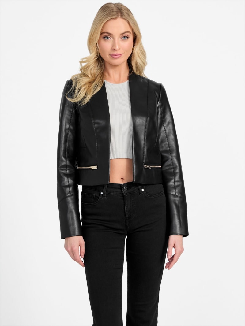 Louisa Faux-Leather Cover Up