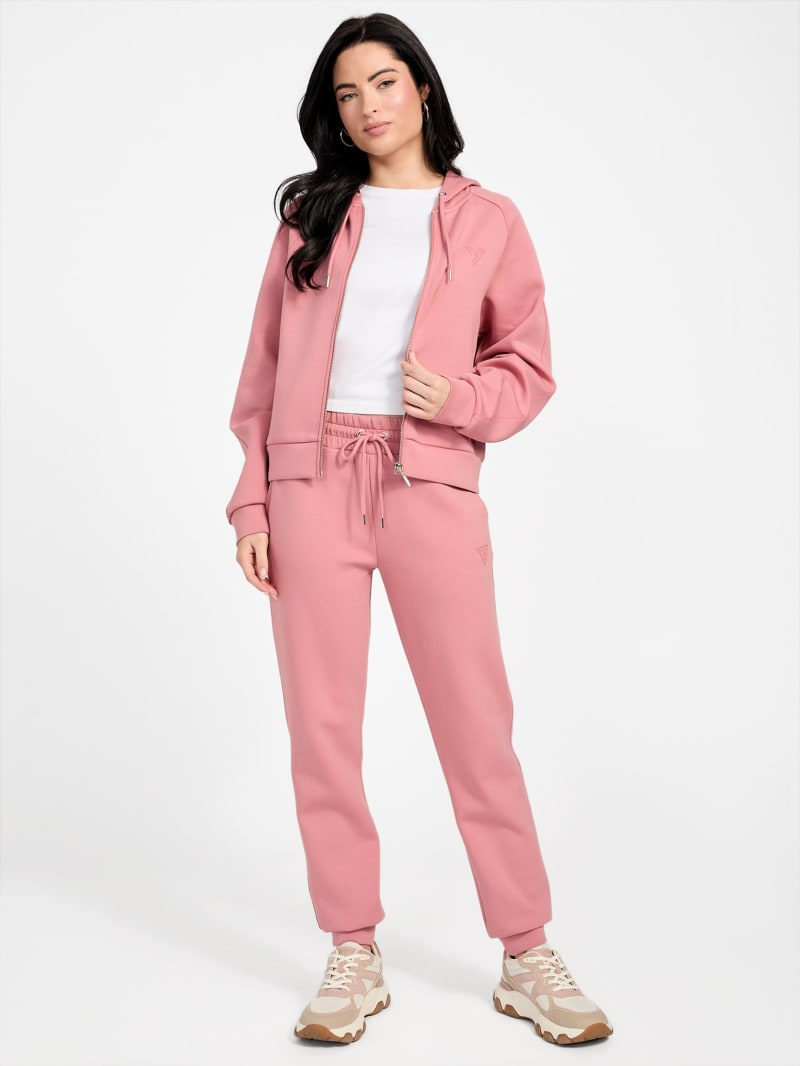 Candy check panel zip dress 【Pink】 Katana Zip-Up Hoodie | GUESS Factory