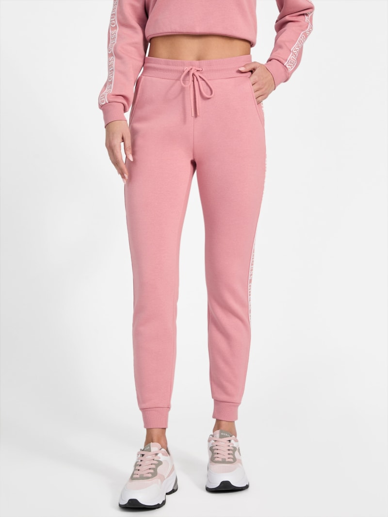 23-24VOLCOM 　GUSH ピンク L Annalise Logo Tape Joggers | GUESS Factory