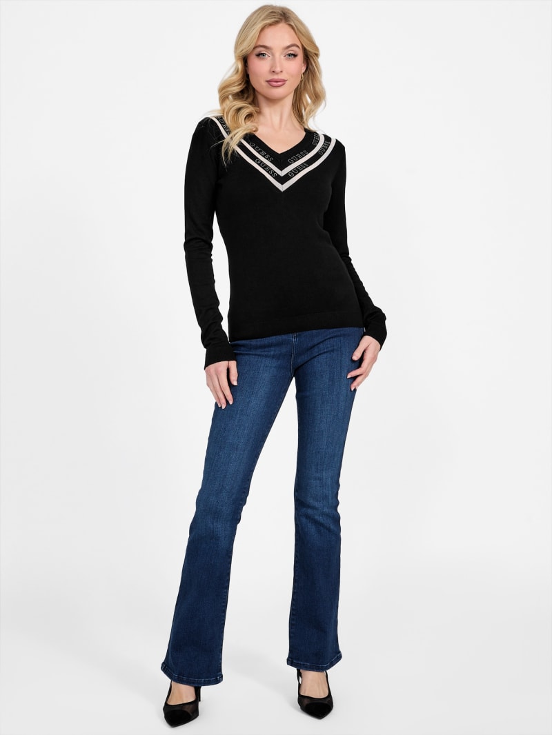 Davinia V-Neck Sweater | GUESS Factory