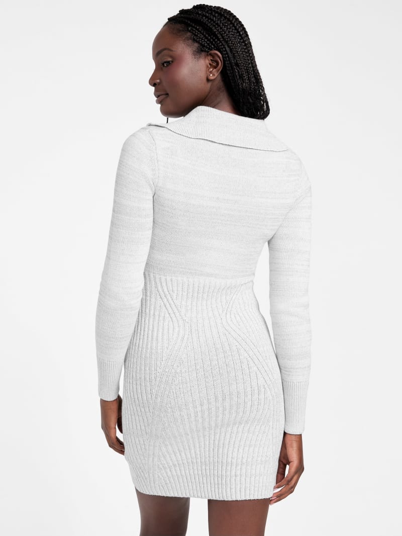 Marissa Cable-Knit Zip Dress | GUESS Factory Ca Marissa Cable-Knit Zip Dress | GUESS Factory Ca