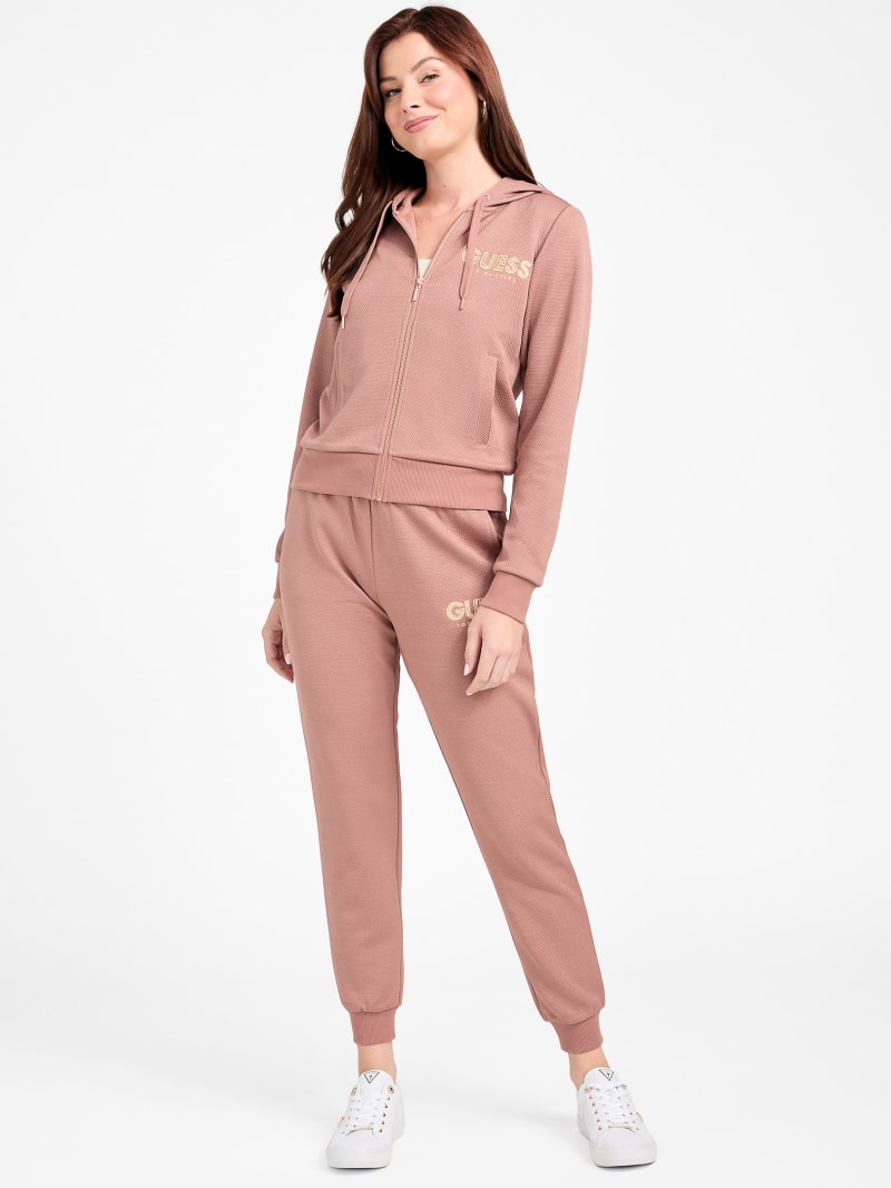 Casandra Jacquard Zip Hoodie