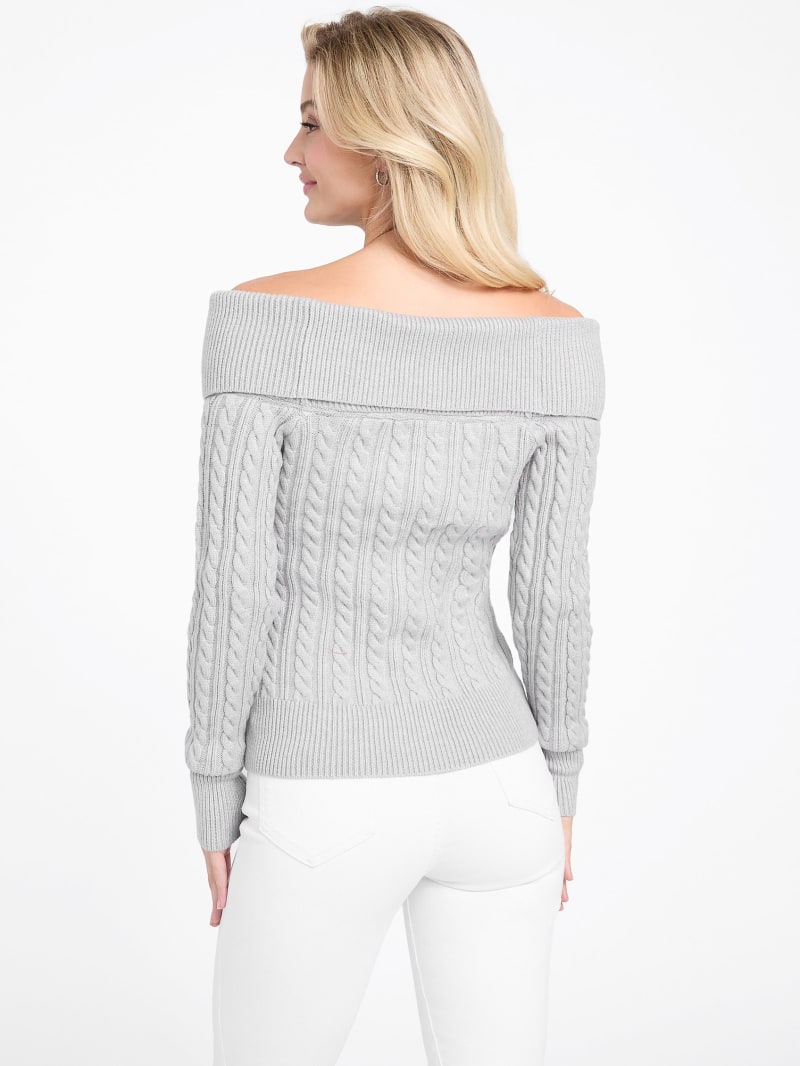 Iman Off-the-Shoulder Sweater | GUESS Factory