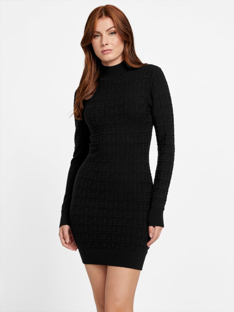 user_282b0fa9 Eco Lianna Mock-Neck Dress | GUESS Factory