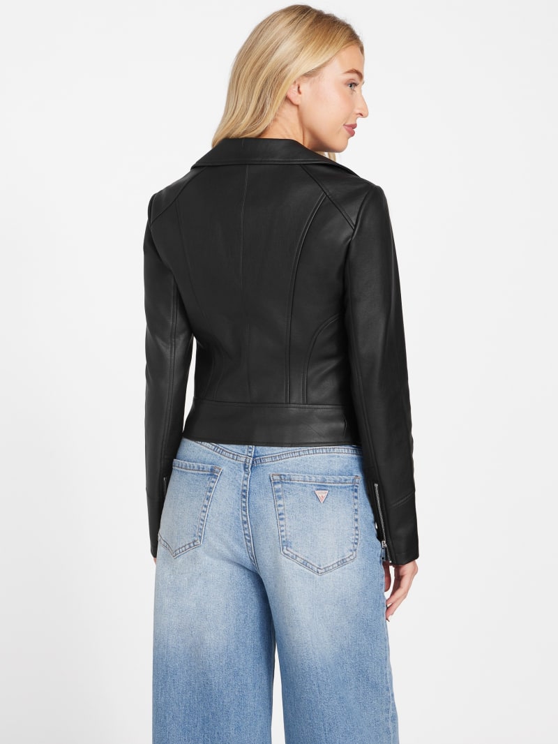 Jacki Faux-Leather Jacket | GUESS Factory
