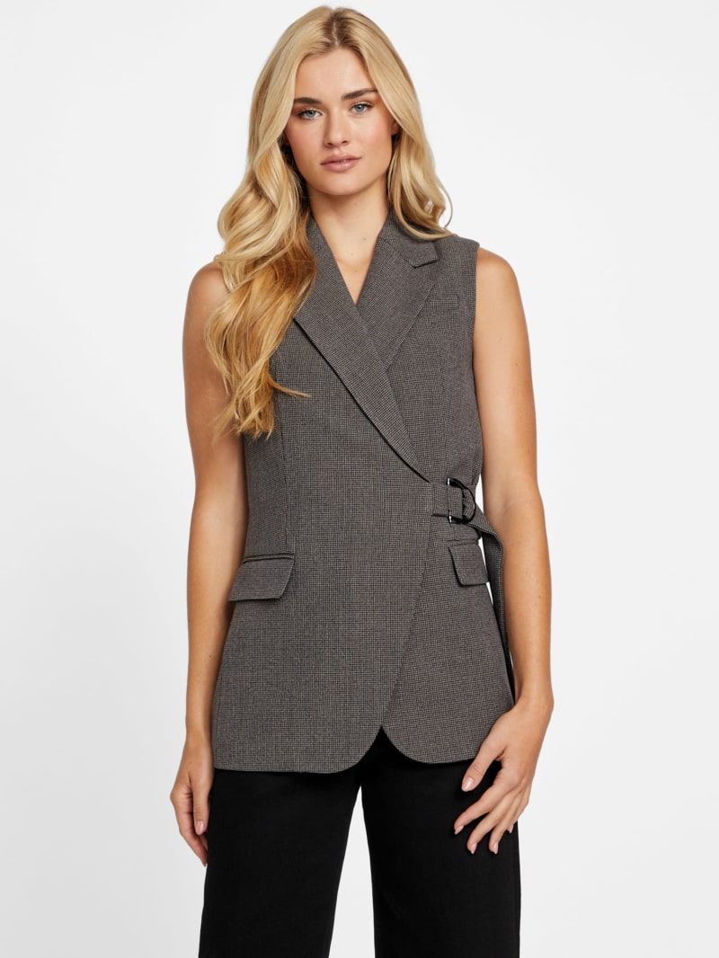 Wanda Printed Blazer Vest | GUESS Factory