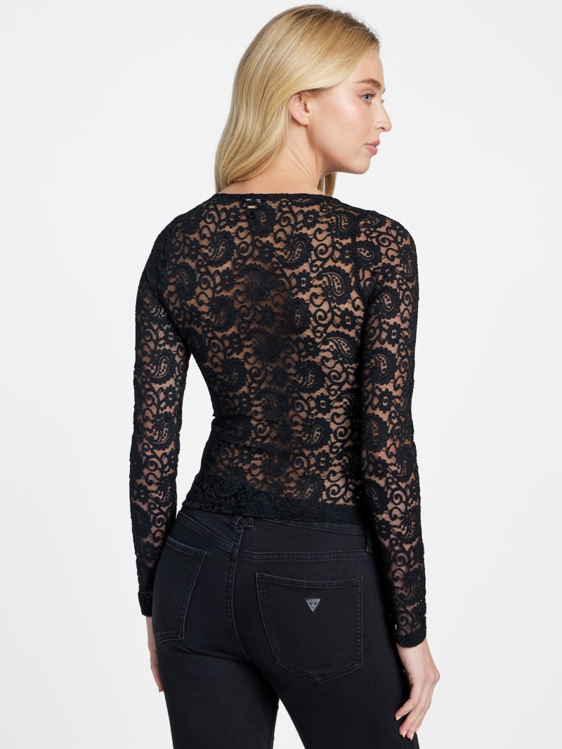 Cassandra Lace Top | GUESS Factory