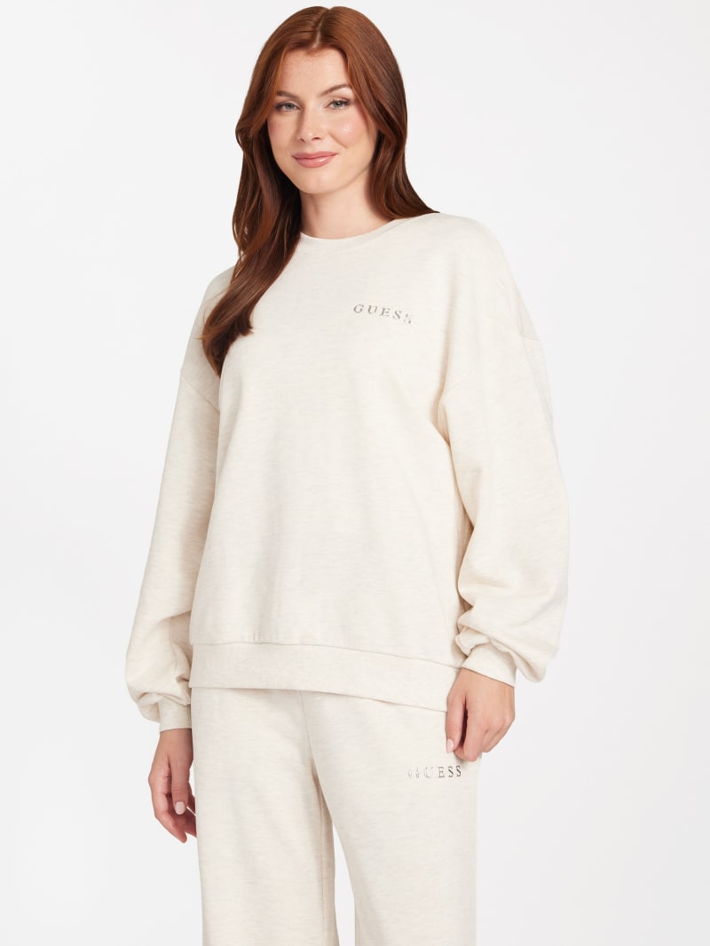 Constance Logo Crewneck | GUESS Factory Ca