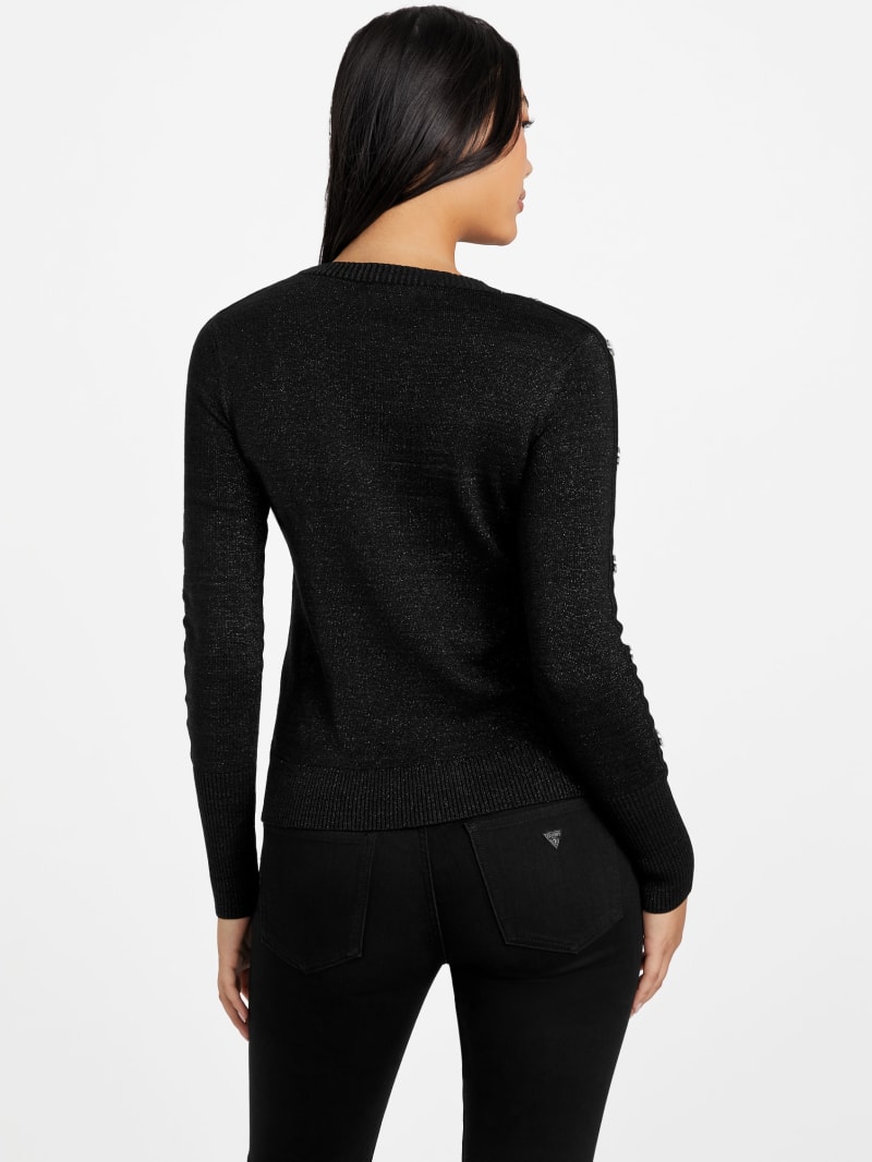 Rachel Button Long-Sleeve Sweater | GUESS Factory