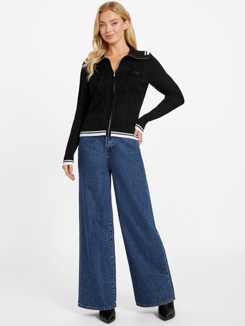 Vicky Zip Sweater | GUESS Factory