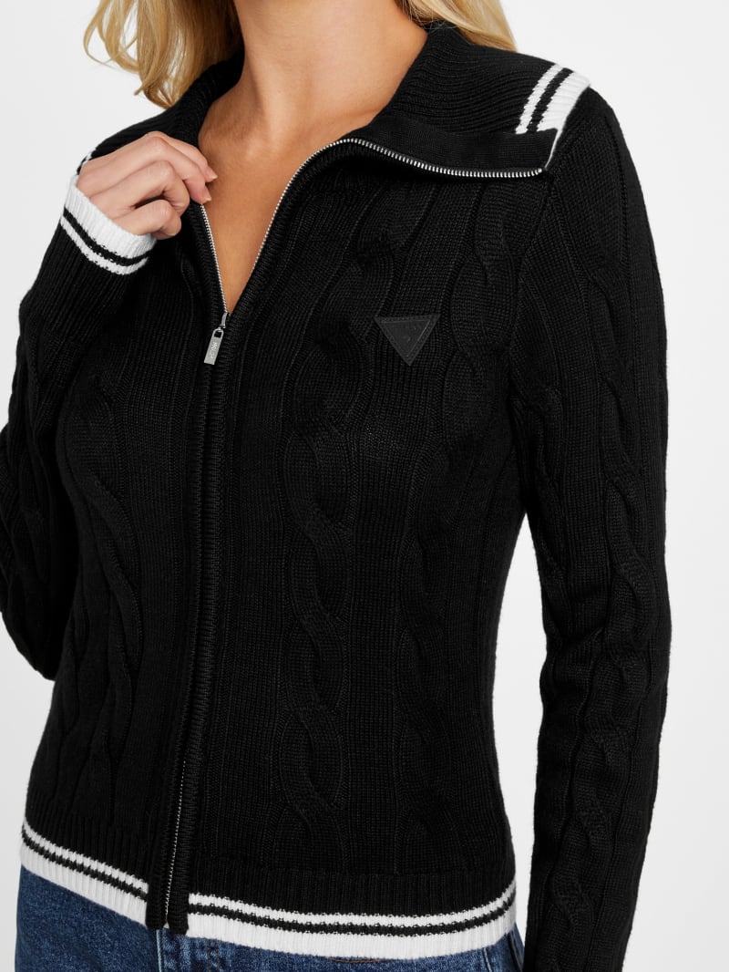 Vicky Zip Sweater | GUESS Factory