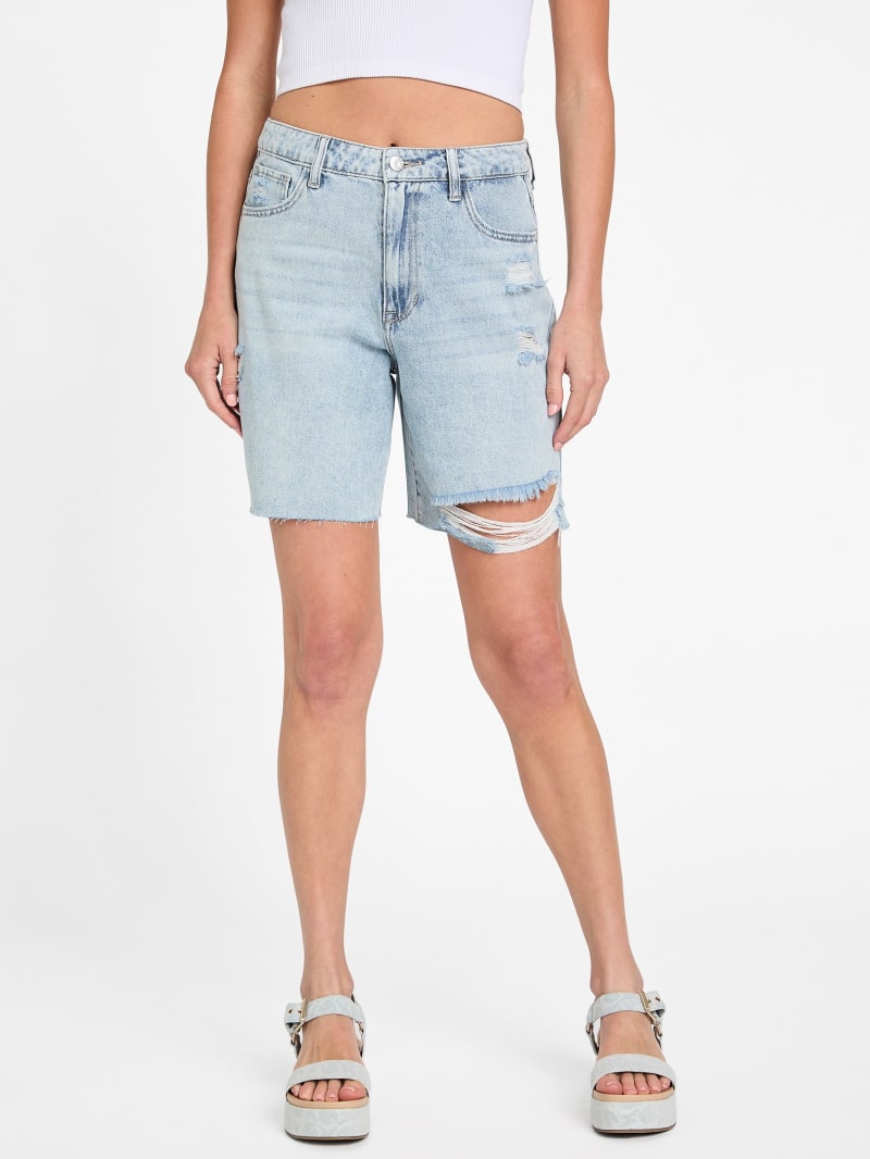 デニム・ジーパン Chloe Denim Bermuda Shorts CHLOÉ Two-tone Denim Bermuda Shorts Chloe