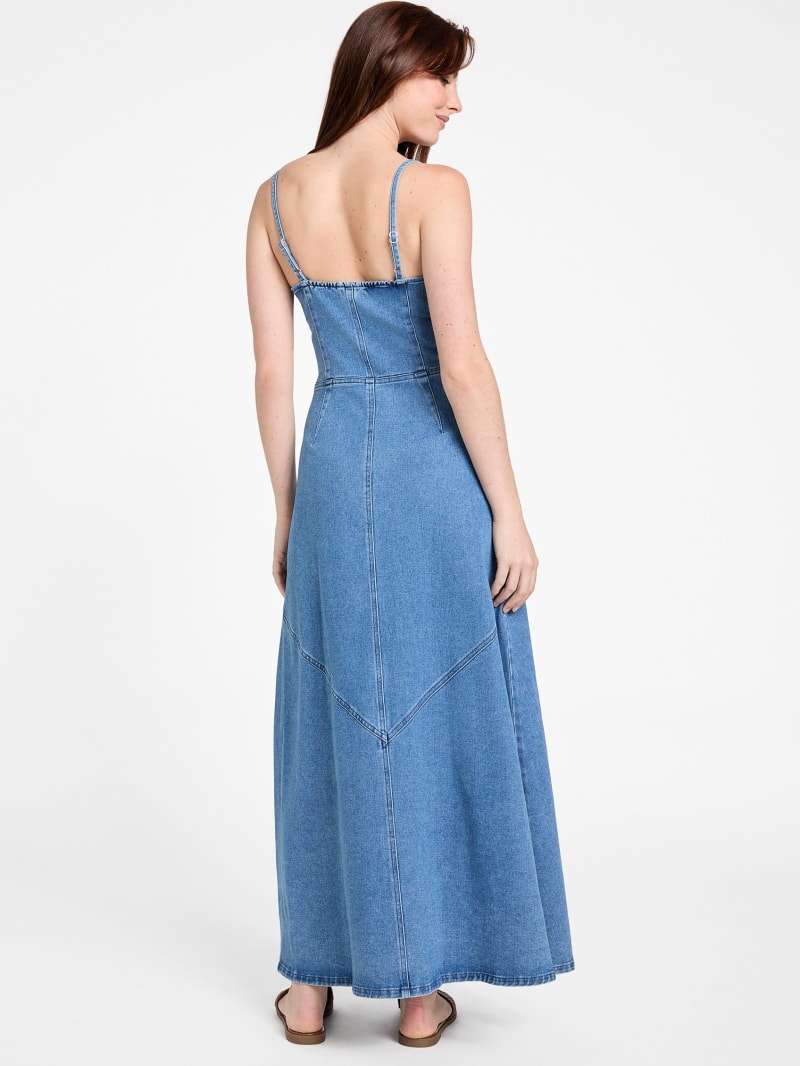 可愛い☆【DIESEL】DE-LU-S zip-up denim maxi dress 関/送込み Dresses | Stretch Denim Seam Detail Maxi Dress | boohoo